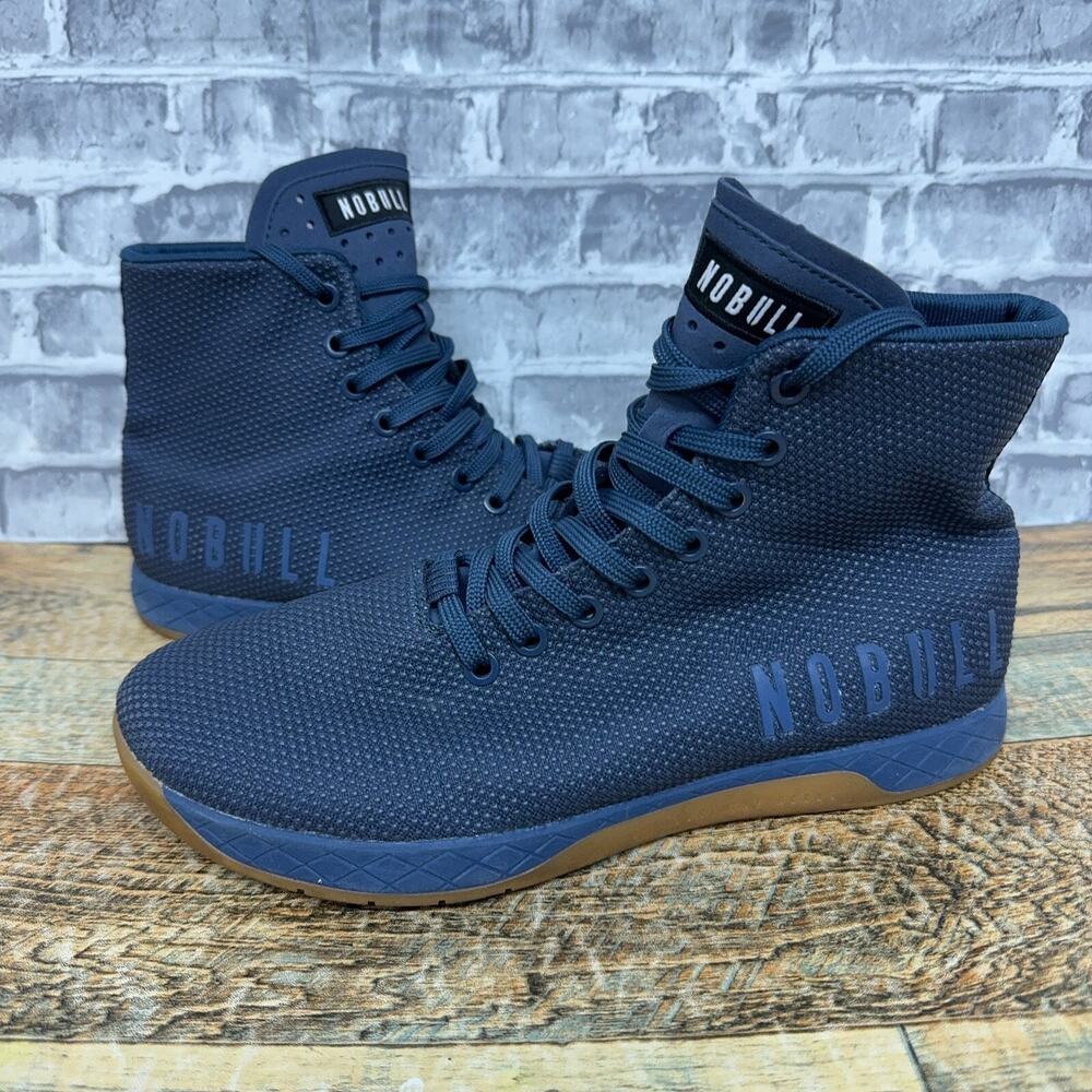 NoBull High Superfabric Trainer Navy Blue Gum Mens Size 8 / Womens 9.5